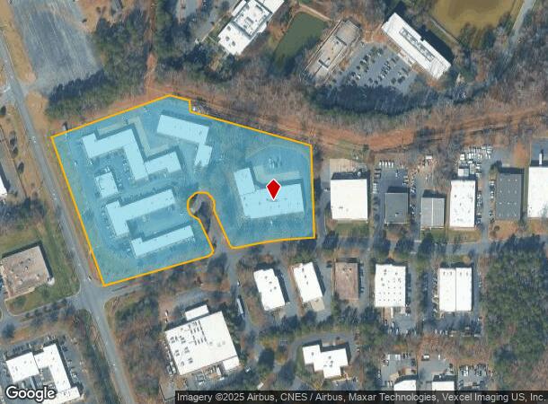 1624 Cross Beam Dr, Charlotte, NC Parcel Map