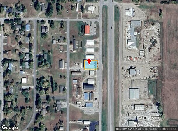 345 N Main St, New Strawn, KS Parcel Map