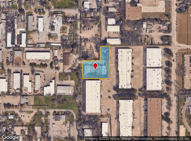 1100 Maryland Dr, Irving, TX Parcel Map