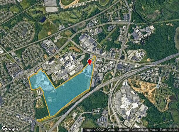  1201 Continental Dr, Newark, DE Parcel Map