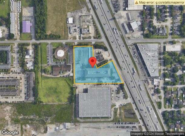  7007 North Fwy, Houston, TX Parcel Map