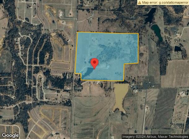  800 Rock Creek Rd, Gordonville, TX Parcel Map