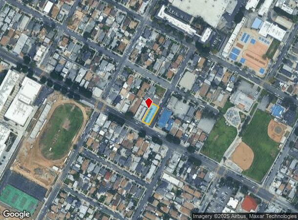  2727 E 4Th St, Los Angeles, CA Parcel Map