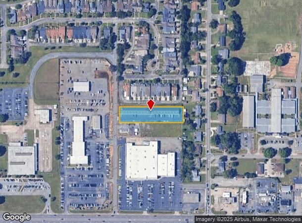  205 Dental Dr, Warner Robins, GA Parcel Map