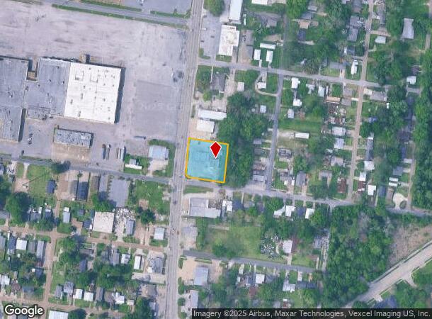  1600 Moss St, Lafayette, LA Parcel Map