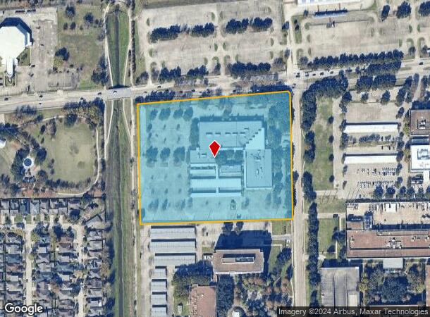  5800 N Course Dr, Houston, TX Parcel Map