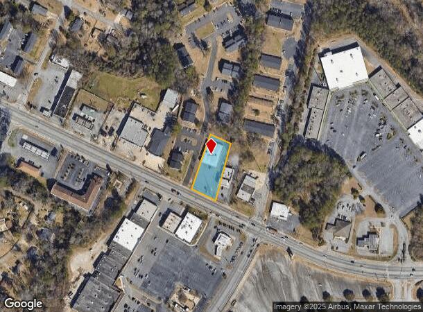  3627 Mercer University Dr, Macon, GA Parcel Map
