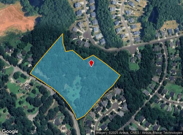 9500 Ligon Mill Rd, Wake Forest, NC Parcel Map