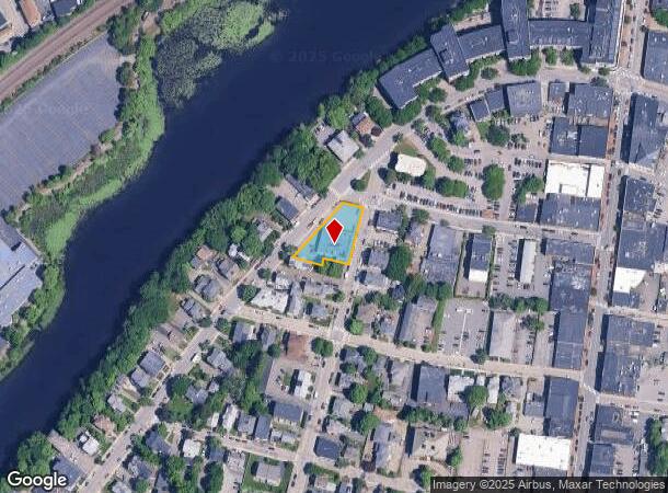  1 Spruce St, Waltham, MA Parcel Map