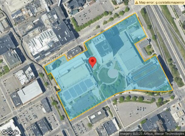  600 E Lafayette Blvd, Detroit, MI Parcel Map