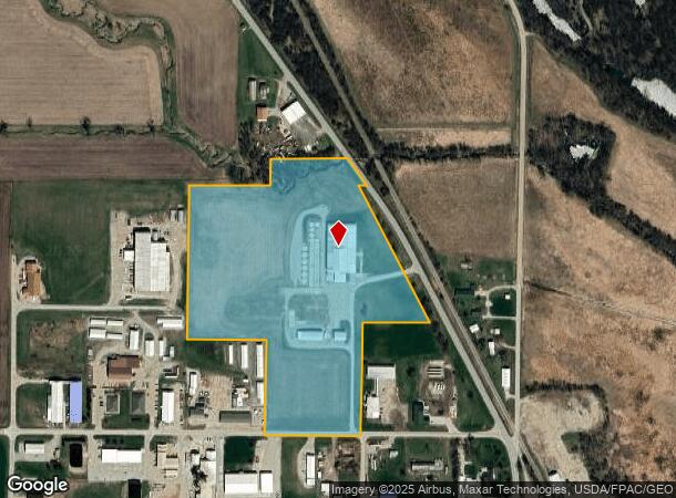  701 N K Ave, Vinton, IA Parcel Map