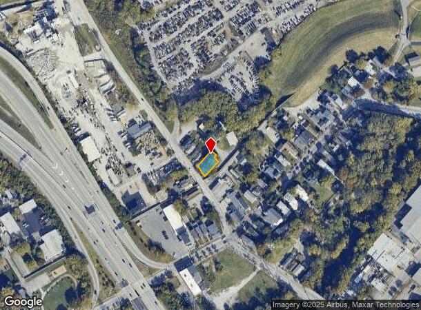  1541 Frankfort Ave, Louisville, KY Parcel Map