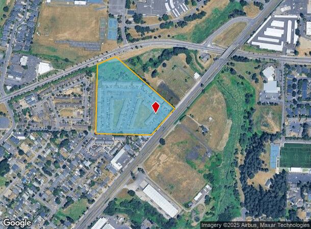  1601 N Front St, Woodburn, OR Parcel Map