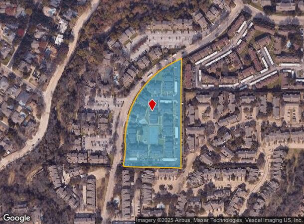 8850 Fair Oaks Xing, Dallas, TX Parcel Map