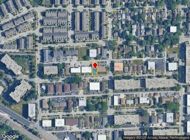  1282 E Washington St, Des Plaines, IL Parcel Map