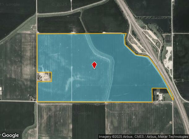 1100 W 1100 W W, Wolcott, IN Parcel Map