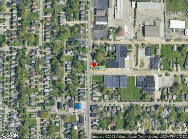  833 Brown St, Akron, OH Parcel Map