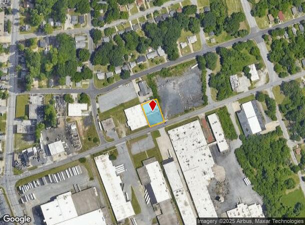  662 W Ward Ave, High Point, NC Parcel Map