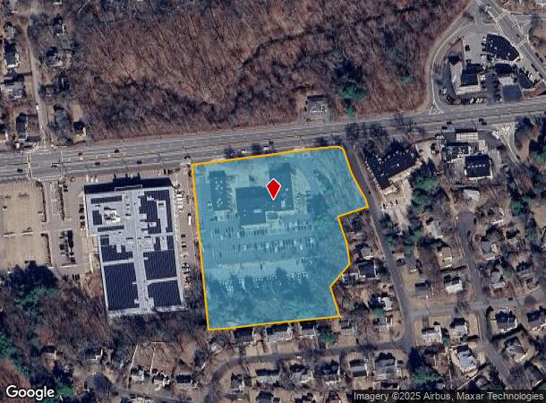 888 Worcester St, Wellesley, MA Parcel Map