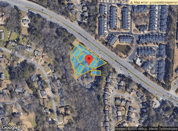  295 W Crossville Rd, Roswell, GA Parcel Map