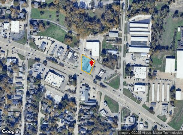  210 W University Dr, Mckinney, TX Parcel Map