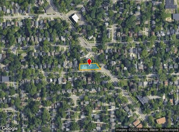  1221 Brooklyn Ave, Ann Arbor, MI Parcel Map