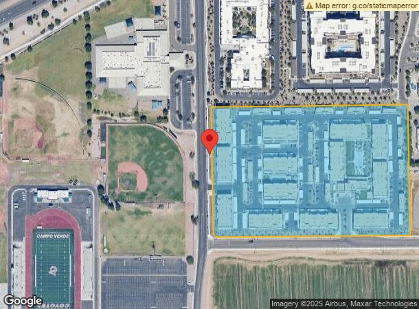  1500 E Melrose St, Gilbert, AZ Parcel Map