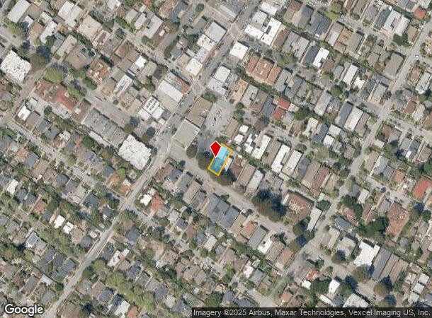 1140 El Camino Real, Burlingame, CA Parcel Map