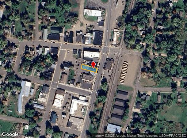 128 Main St S, Braham, MN Parcel Map