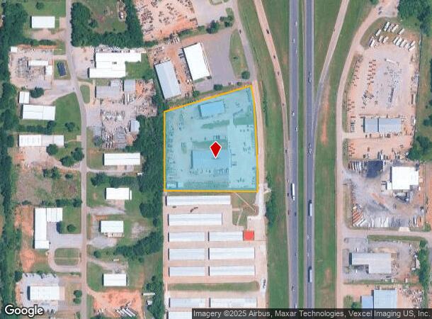 6709 N I 35 Frontage Rd, Edmond, OK Parcel Map