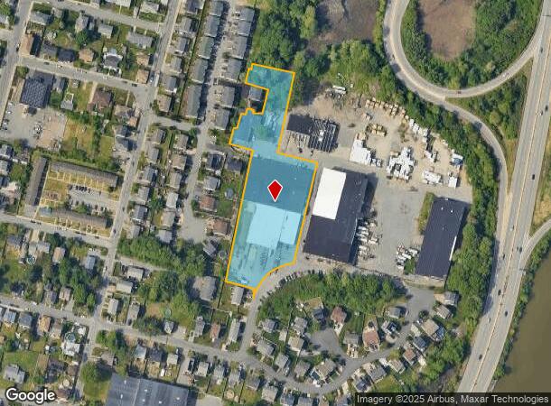  168 Stevens St, Fall River, MA Parcel Map