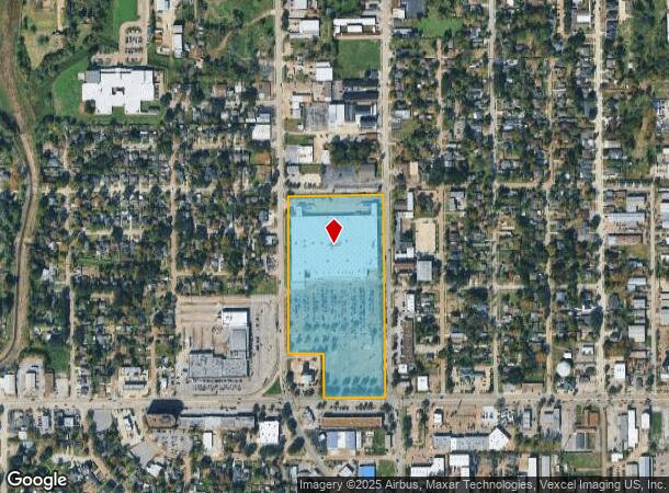  1107 Shaver St, Pasadena, TX Parcel Map