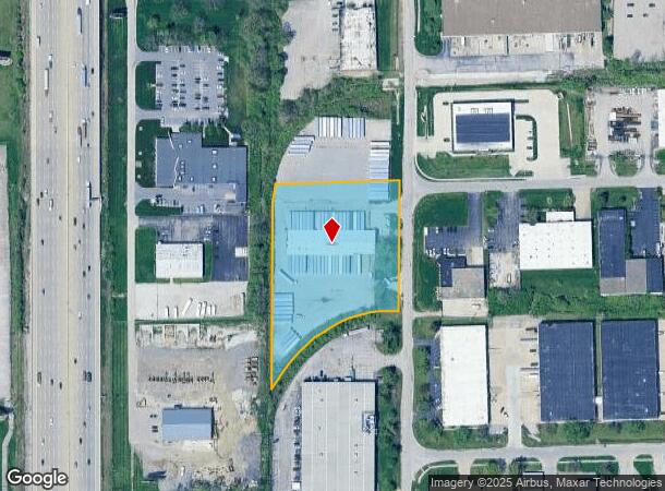 1850 Production Dr, Indianapolis, IN Parcel Map