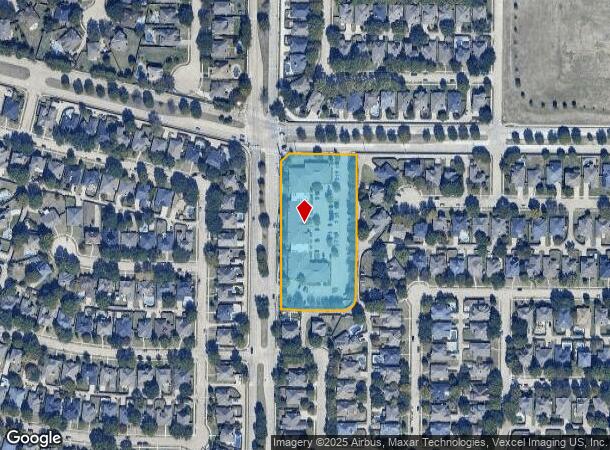  4500 Hillcrest Rd, Frisco, TX Parcel Map