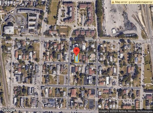  821 14Th St, West Palm Beach, FL Parcel Map