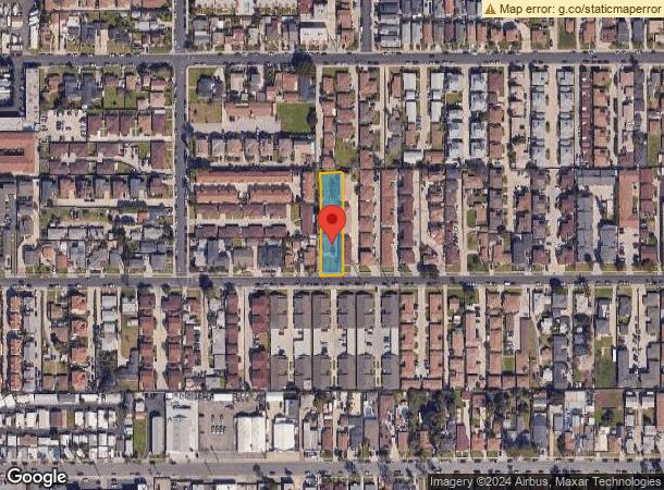  9201 Cedar St, Bellflower, CA Parcel Map