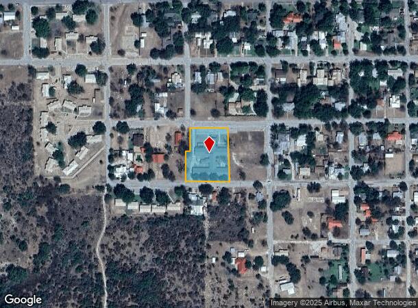1405 W Storey St, San Saba, TX Parcel Map