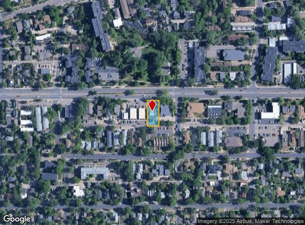  2036 Canyon Blvd, Boulder, CO Parcel Map