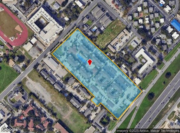 1354 Thorpe Ln, San Marcos, TX Parcel Map