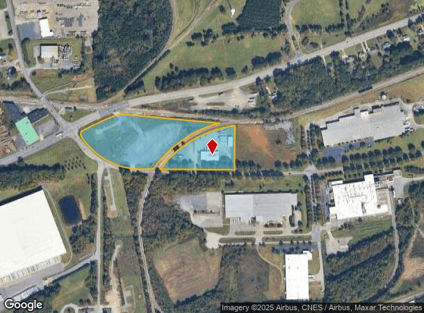  735 W Fieldcrest Rd, Eden, NC Parcel Map