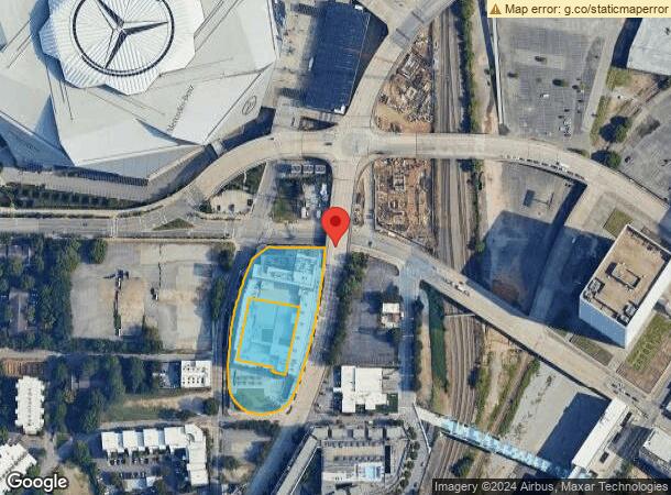  89 Centennial Olympic Park Dr Nw, Atlanta, GA Parcel Map