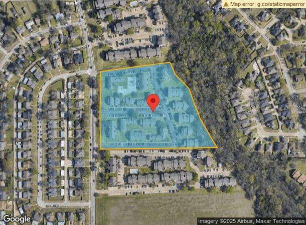  1500 N Bluegrove Rd, Lancaster, TX Parcel Map