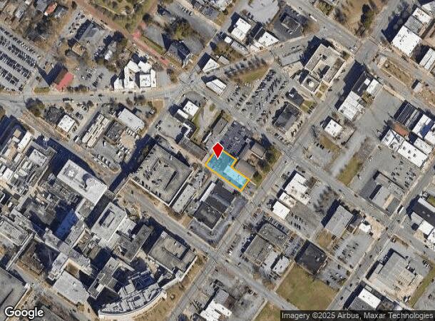  645 1St St, Macon, GA Parcel Map