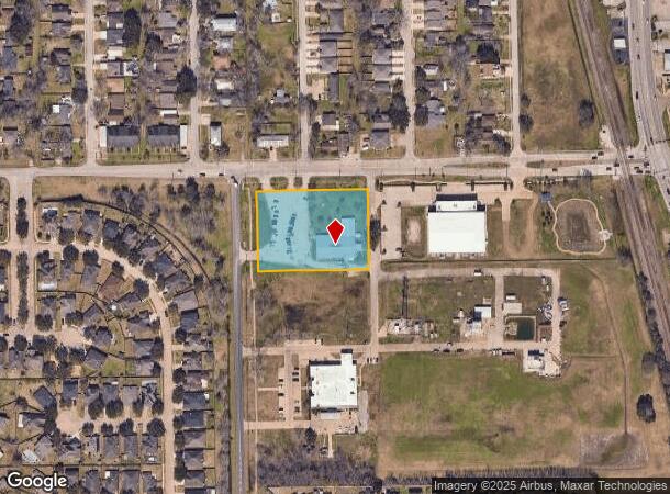 4202 W Walnut St, Pearland, TX Parcel Map