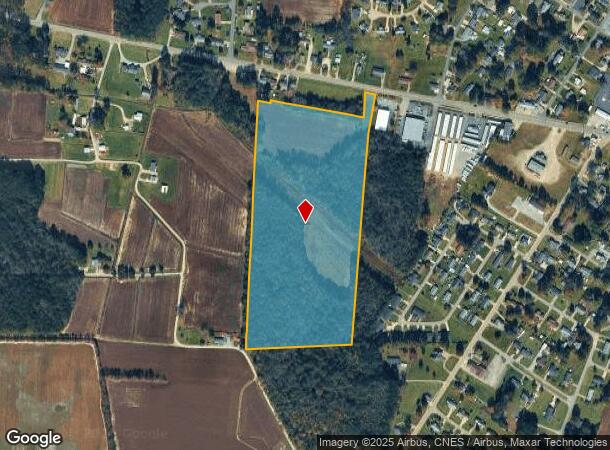 401 N Herring St, Pine Level, NC Parcel Map