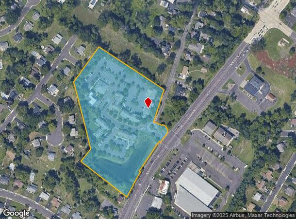  1250 Old York Rd, Warminster, PA Parcel Map