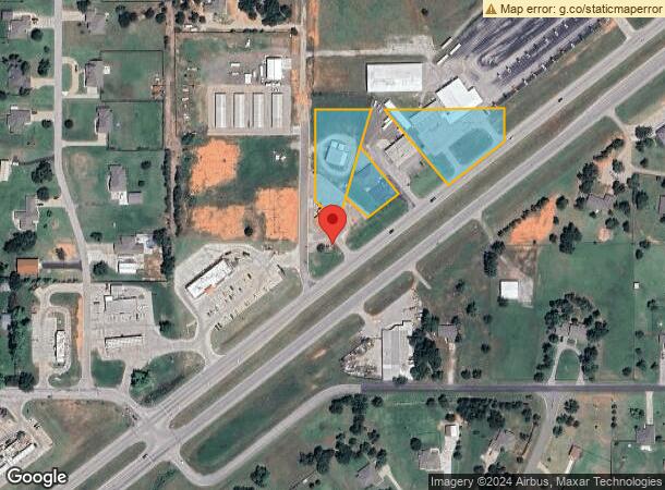  1601 E Veterans Memorial Hwy, Blanchard, OK Parcel Map