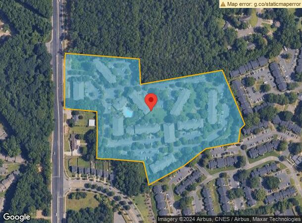  8715 Parkland Cir, Charlotte, NC Parcel Map