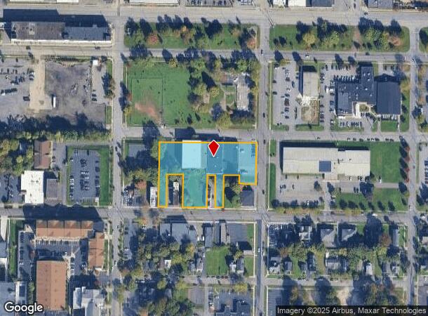 1110 E Washington St, Syracuse, NY Parcel Map