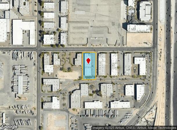  3205 W Tompkins Ave, Las Vegas, NV Parcel Map